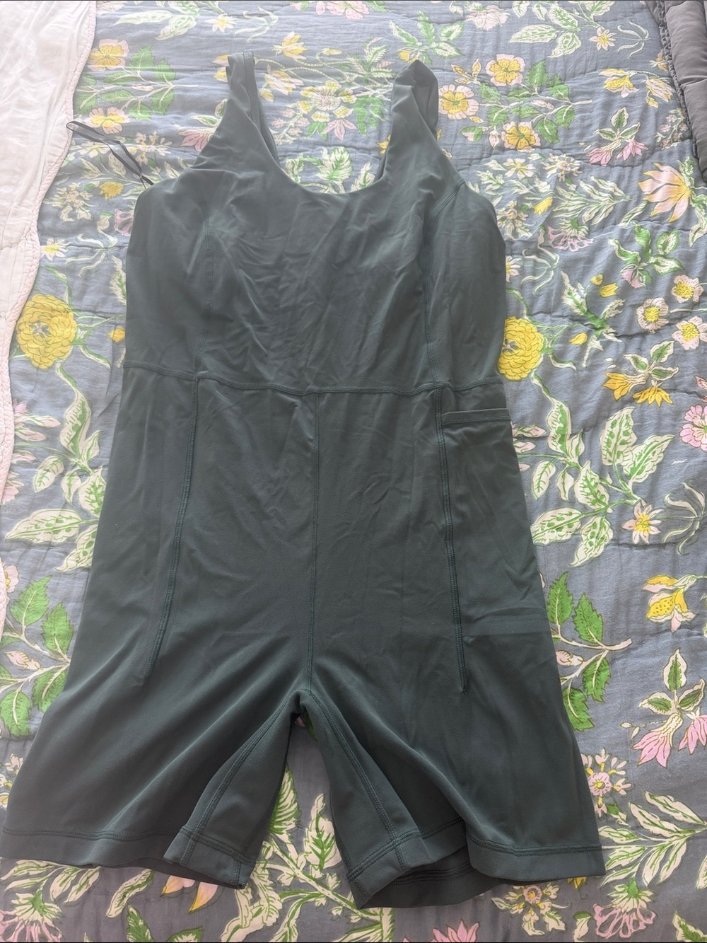 Sweaty Betty Dark Green Athletic Jumpsuit